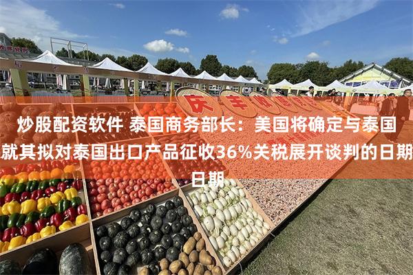 炒股配资软件 泰国商务部长：美国将确定与泰国就其拟对泰国出口产品征收36%关税展开谈判的日期